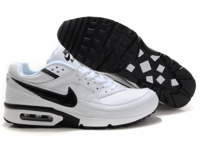 New Men'S Nike Air Max Black/White